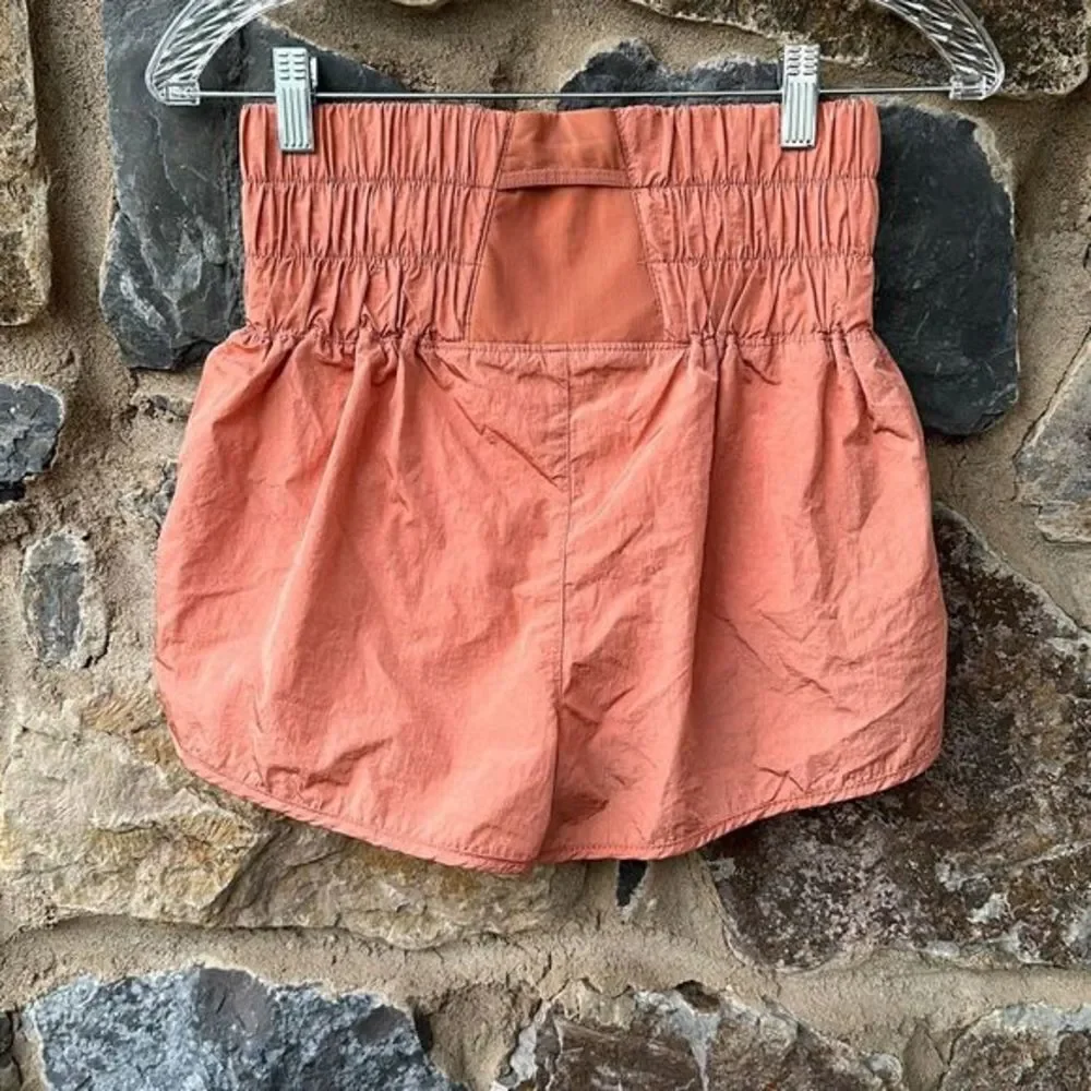 Free people Russet Orange The Way Home Shorts size S